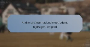 Andile Jali: Internationale optredens, Bijdragen, Erfgoed